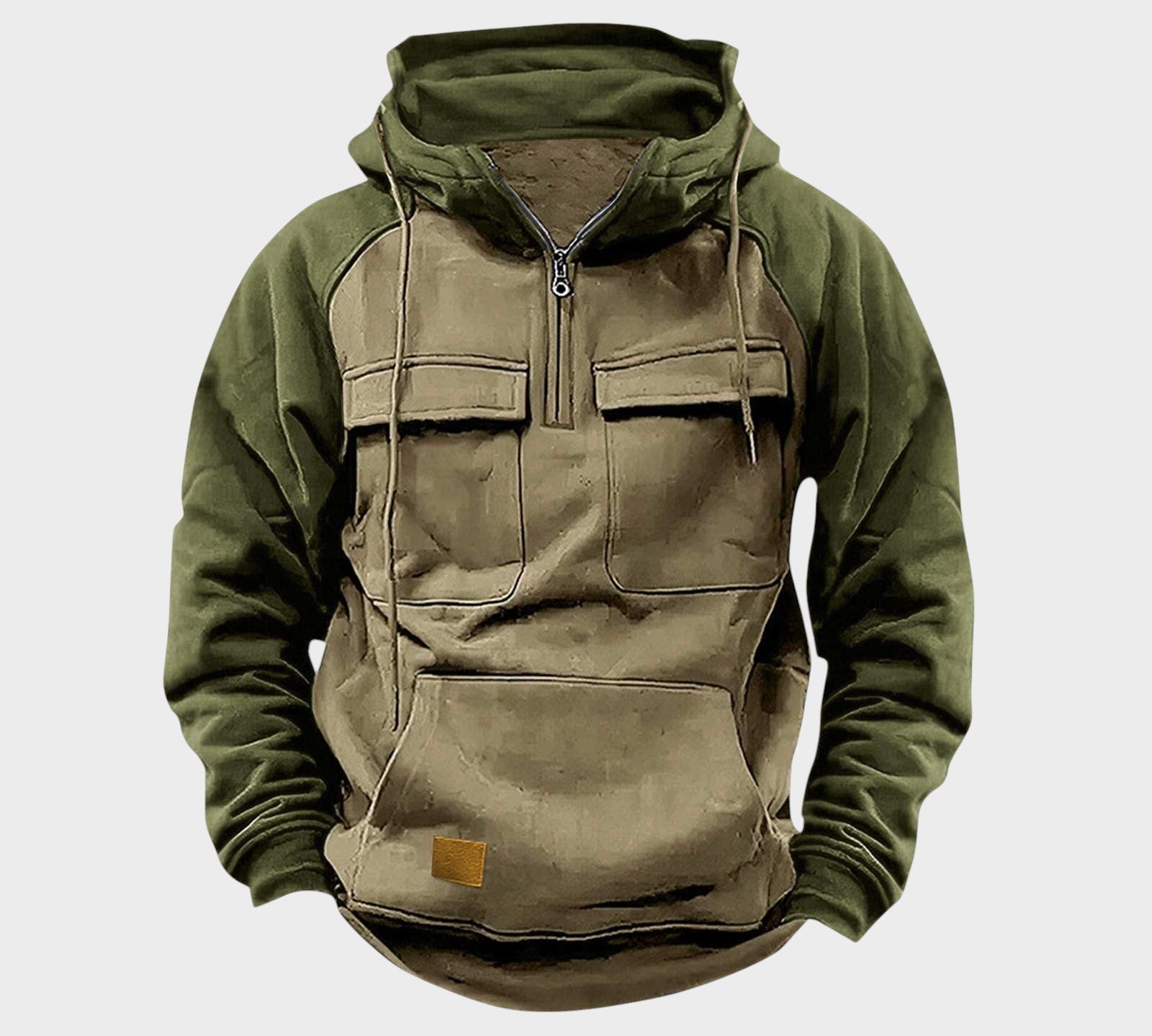 Kristian - Polo-zip majica s kapuljačom