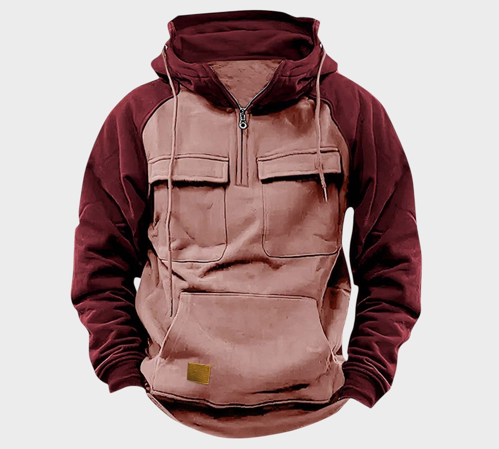 Kristian - Polo-zip majica s kapuljačom