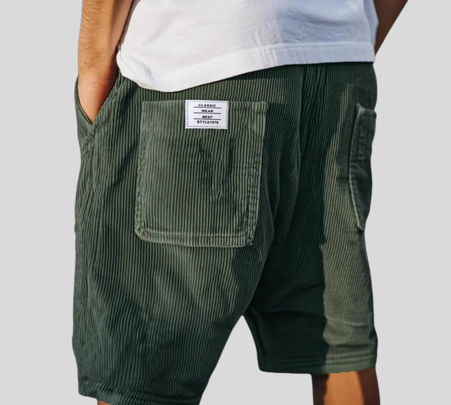 Lenoir - Elegantne kratke hlače od baršuna