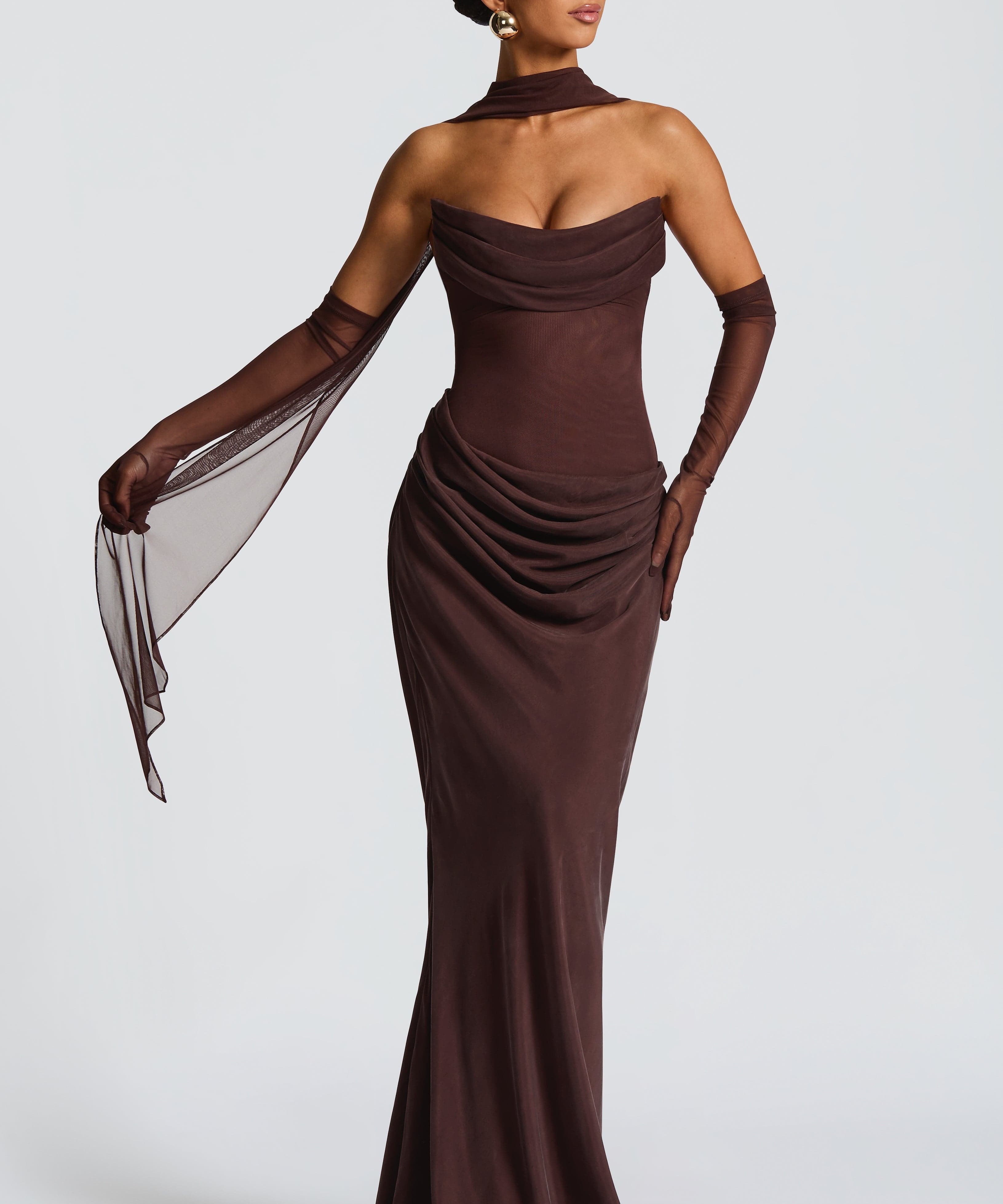 Brandy – Satin Maksi haljina