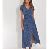 Judy | Stylish V-Neck Floral Dress