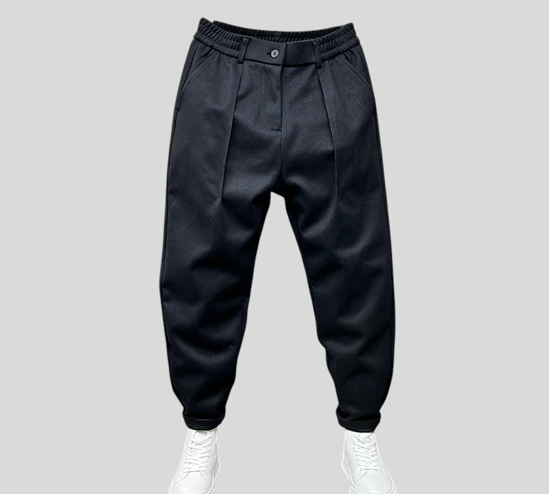 Marcello - Elegantne Hlače Melange