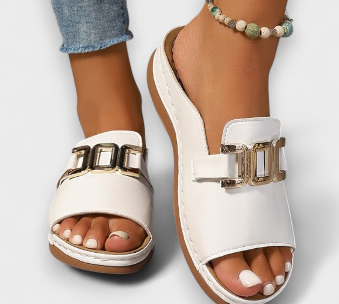 Jelena - Udobne sandale s potplatom na petu