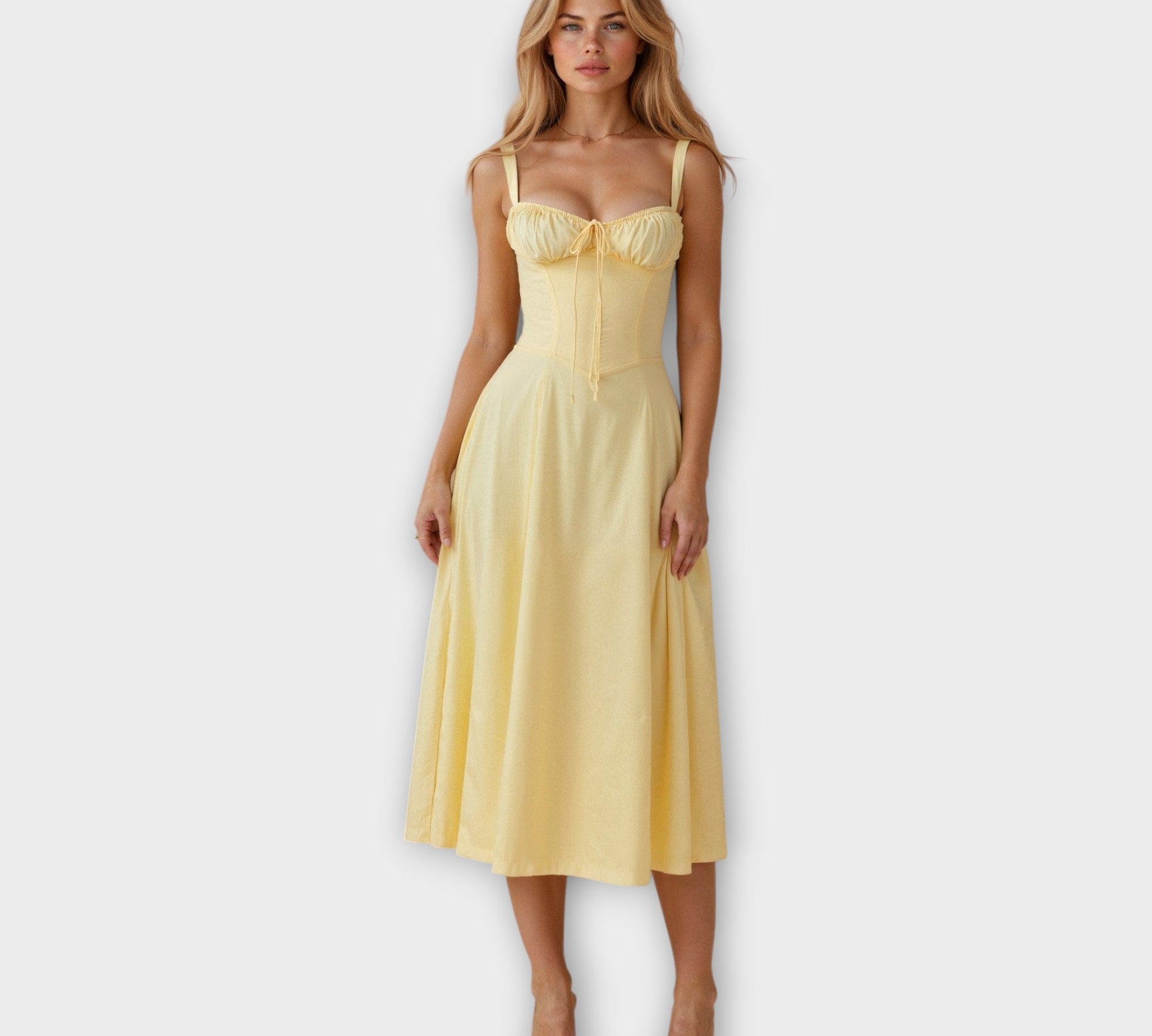 Srednja haljina s korsetom