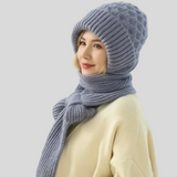 Bonnie - Kapa I Šal Otporni Na Vjetar, Podstavljeni Flisom S Ugrađenom Zaštitom Za Uši