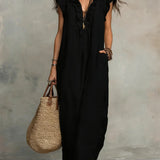 Sienna | Boho Ruffles Maxi Haljina
