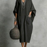 Kaia | Opušteni Kaftan Maxi Haljina