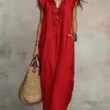 Sienna | Boho Ruffles Maxi Haljina