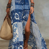 Isla | Patchwork Maxi Haljina