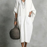 Kaia | Opušteni Kaftan Maxi Haljina