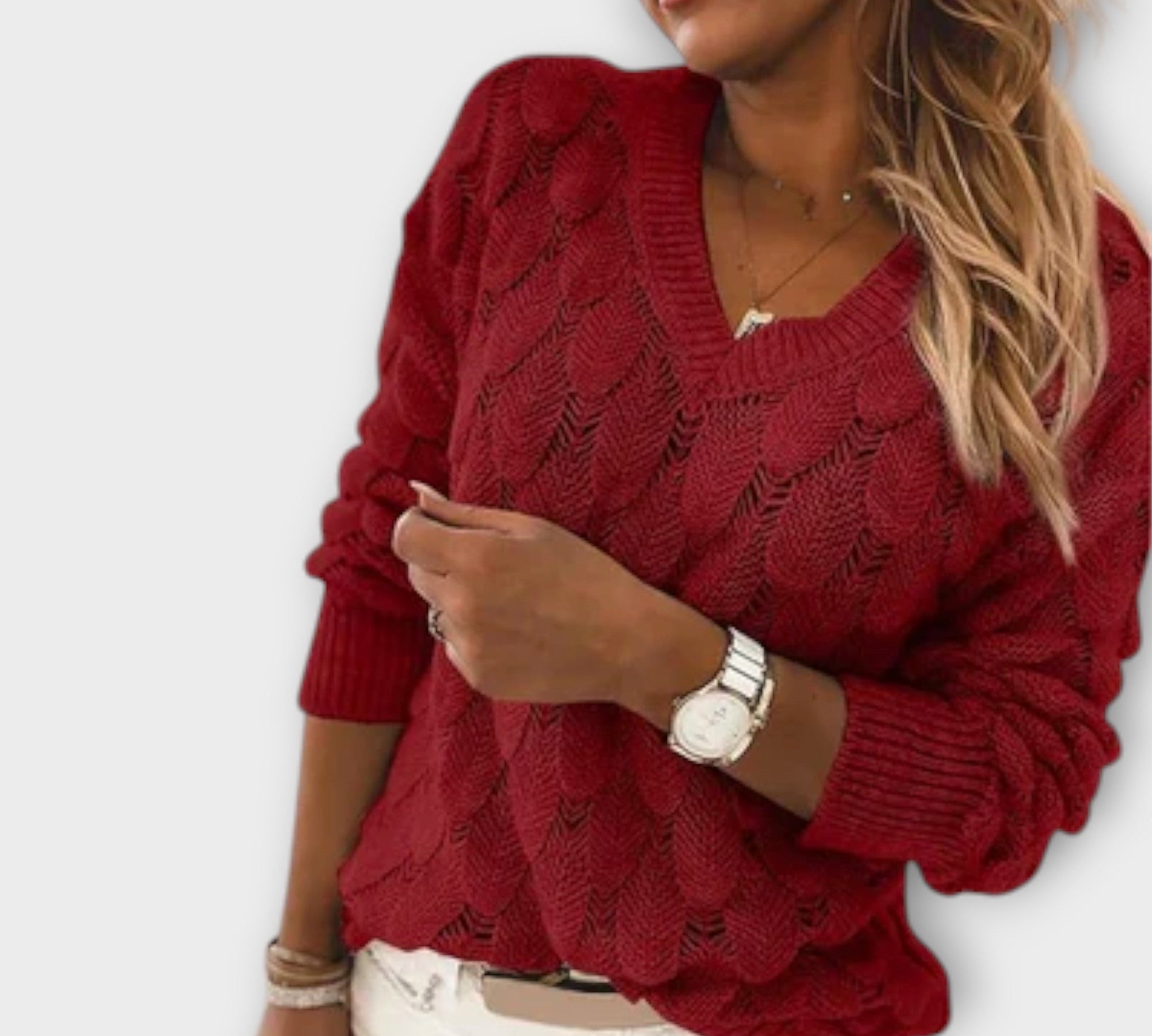 Noemier - Pulover s V-izrezom