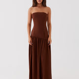 Clara – Strapless Flowing Maksi haljina