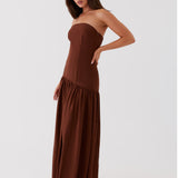 Clara – Strapless Flowing Maksi haljina