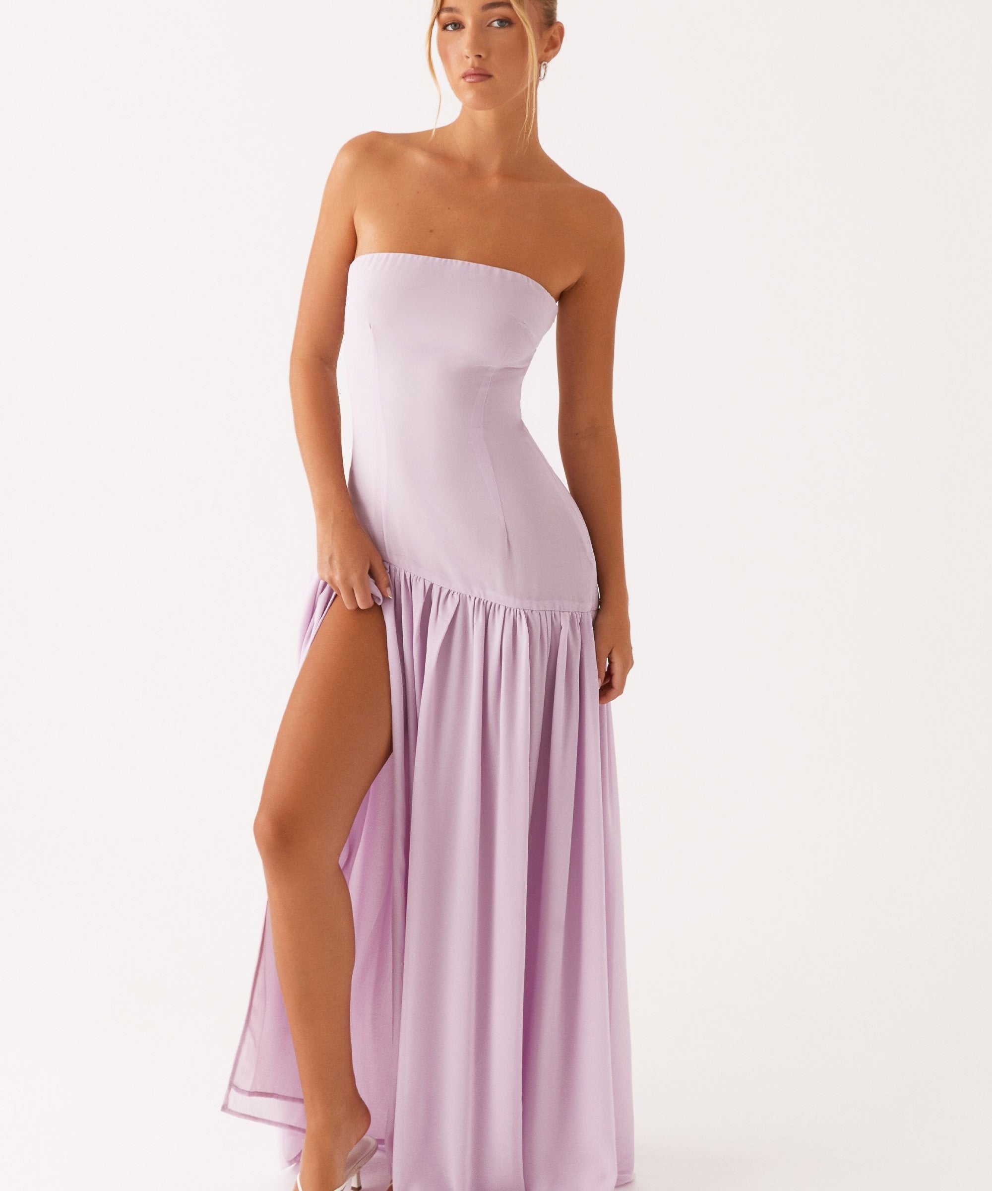 Clara – Strapless Flowing Maksi haljina