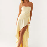 Solene – Asymmetrical Strapless Maksi haljina