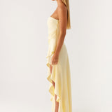 Solene – Asymmetrical Strapless Maksi haljina