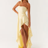 Solene – Asymmetrical Strapless Maksi haljina