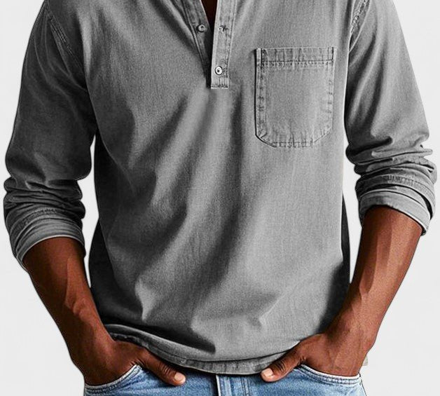 Sebastian - Vintage košulja s dugim rukavima