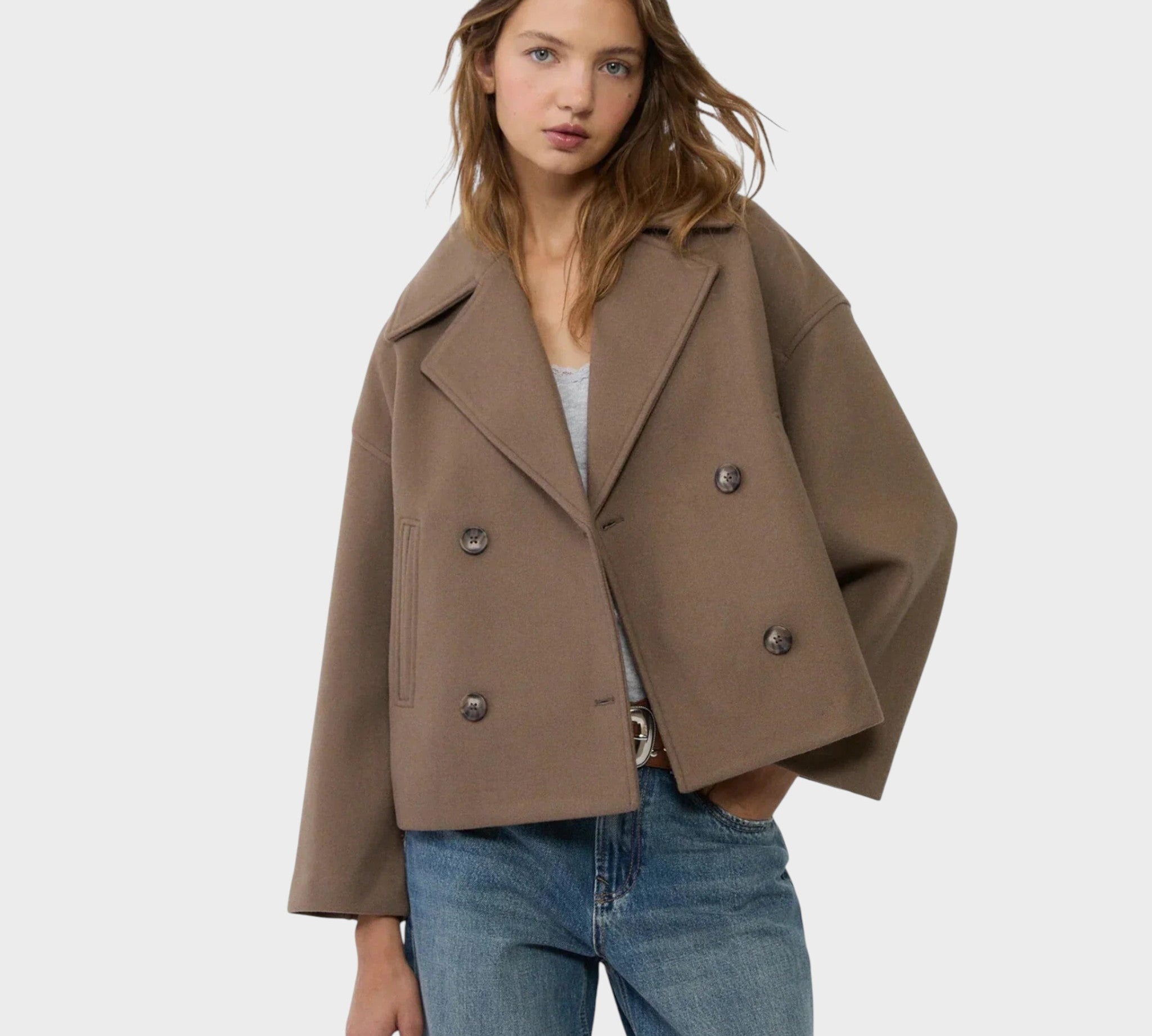 Blanka - Kratka dvostruka jakna Šik gornja odjeća