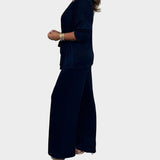 Ženski Mekani Set od 2 Dijela s Dugim Rukavima i Udobnim Krojem