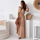 Olivia™ | Elegantna Maxi Haljina s Raskorakom