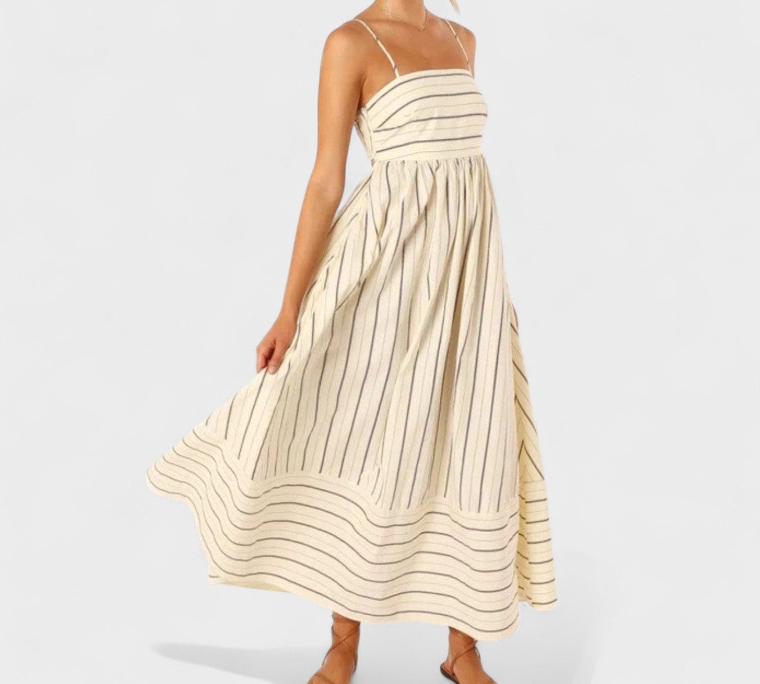 Isabel - Duga haljina s prugama