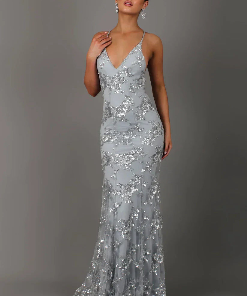 Valeria™ – Elegantna maxi haljina sa šljokicama